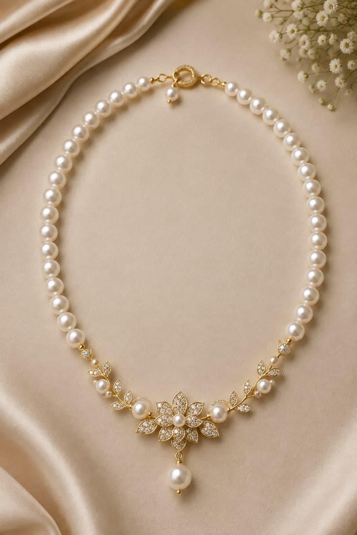 Celeste Pearl Necklace